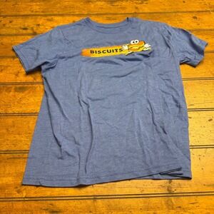 108 Stitches Kids Blue Graphic T Shirt Size L Biscuits MLB‎ 2022